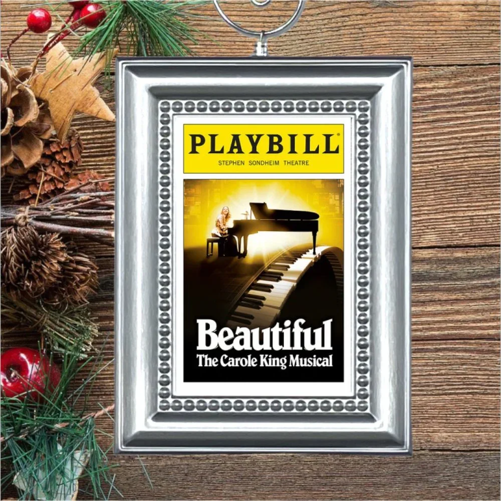 Beautiful The Carole King‎ Musical Broadway Playbill Christmas Tree Ornament